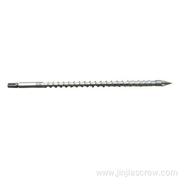 Bimetallic screw for injection moulding machine